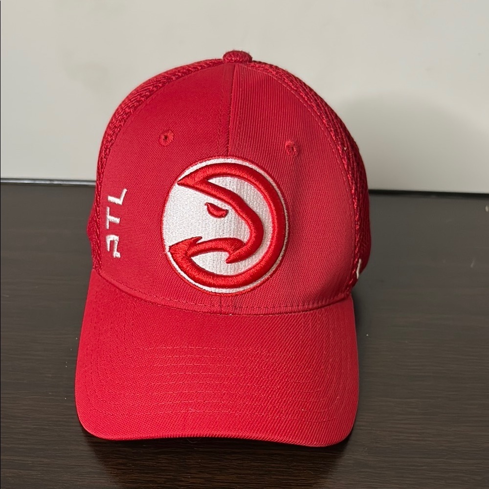 Zephyr Red and White Basketball Logo Hat